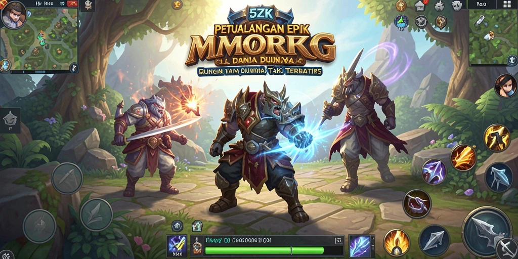 Tampilan gameplay epik dalam dunia <strong>5ZK</strong> yang mengagumkan.