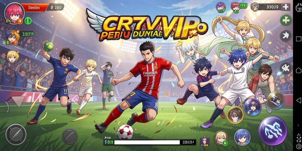 Tampilan gameplay menarik dari CR7VIP yang penuh warna.
