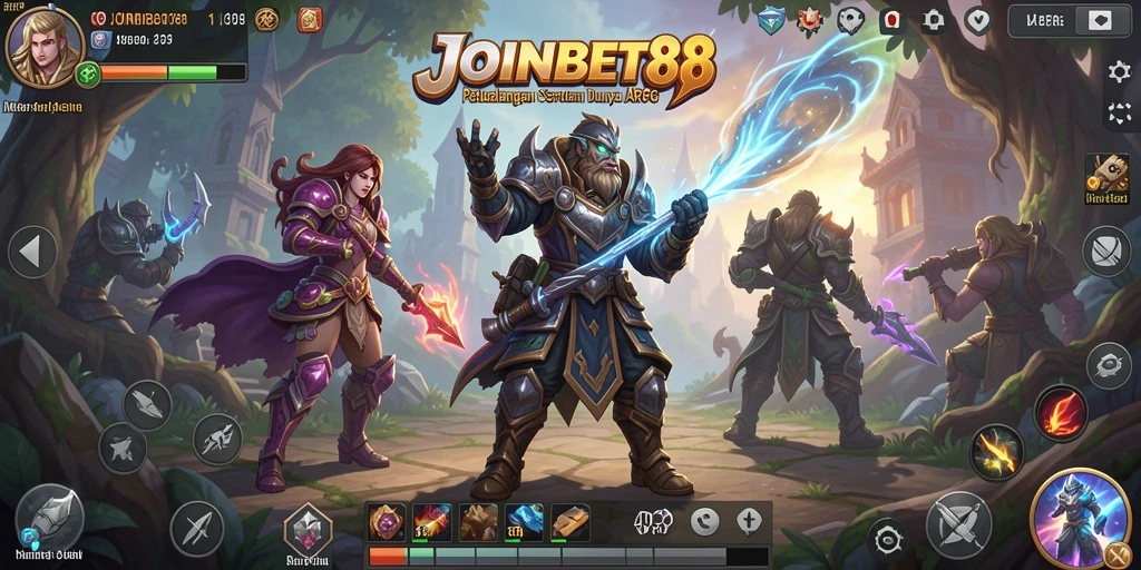 Tangkapan layar gameplay ARPG yang mendebarkan dan penuh aksi di JOINBET88.