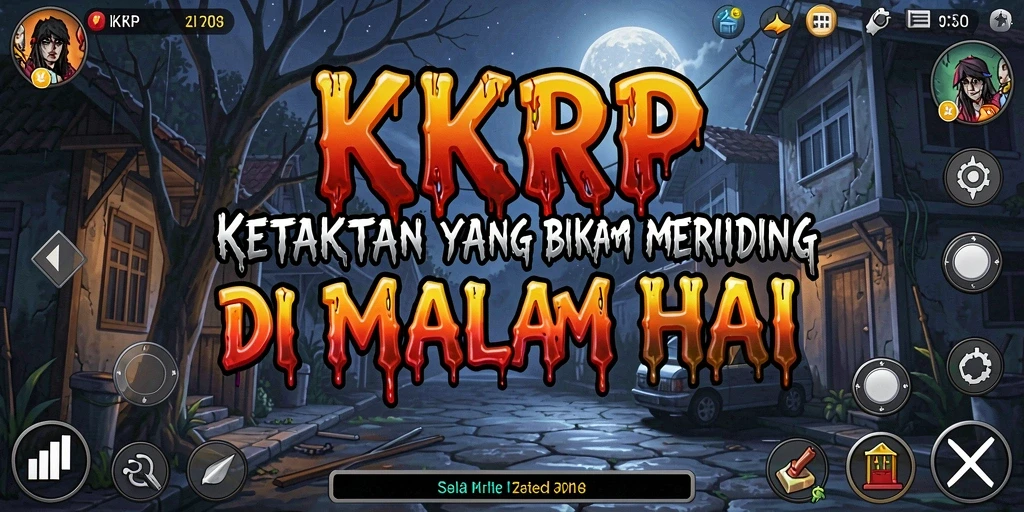Gameplay KKRP yang menegangkan di suasana mencekam.