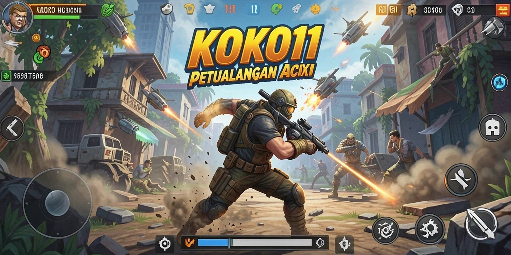 Tampilan gameplay KOKO11 yang seru dan dinamis.