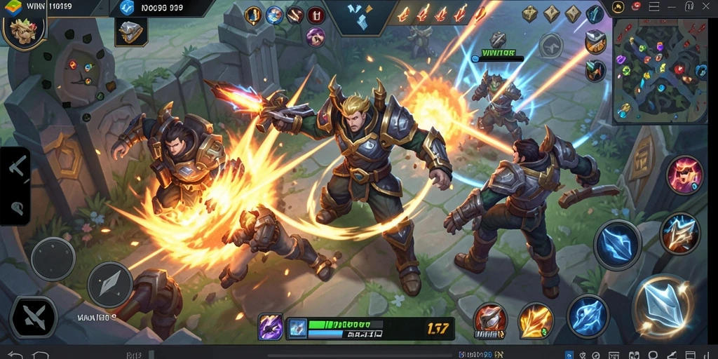 Gameplay menarik dari WIN199 dalam pertempuran MOBA.